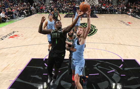 Pelicans Tumbangkan Grizzlies 114-106, Zion 21 Pts